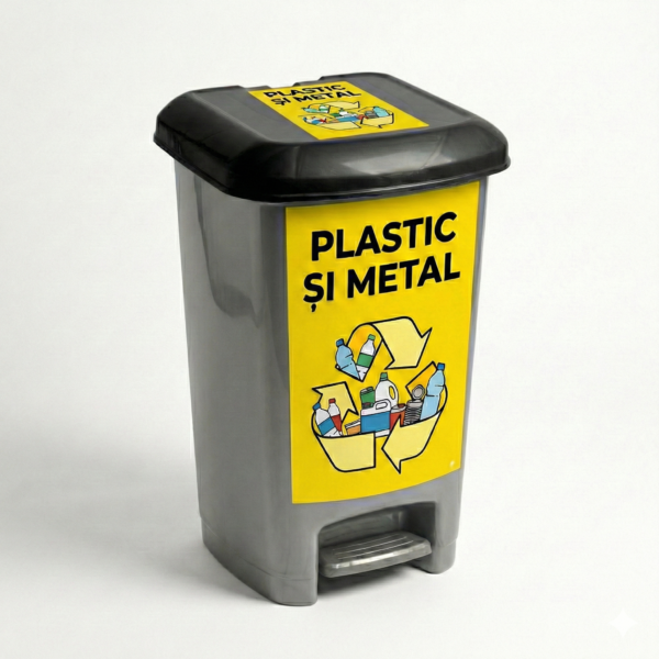 Cos colectare selectiva 20 litri plastic Cos colectare selectiva 20 litri plastic