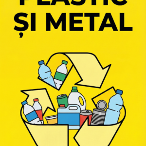 Cos colectare selectiva 20 litri plastic - imagine 4