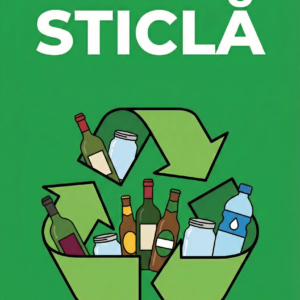 Cos colectare selectiva 20 litri sticla - imagine 4